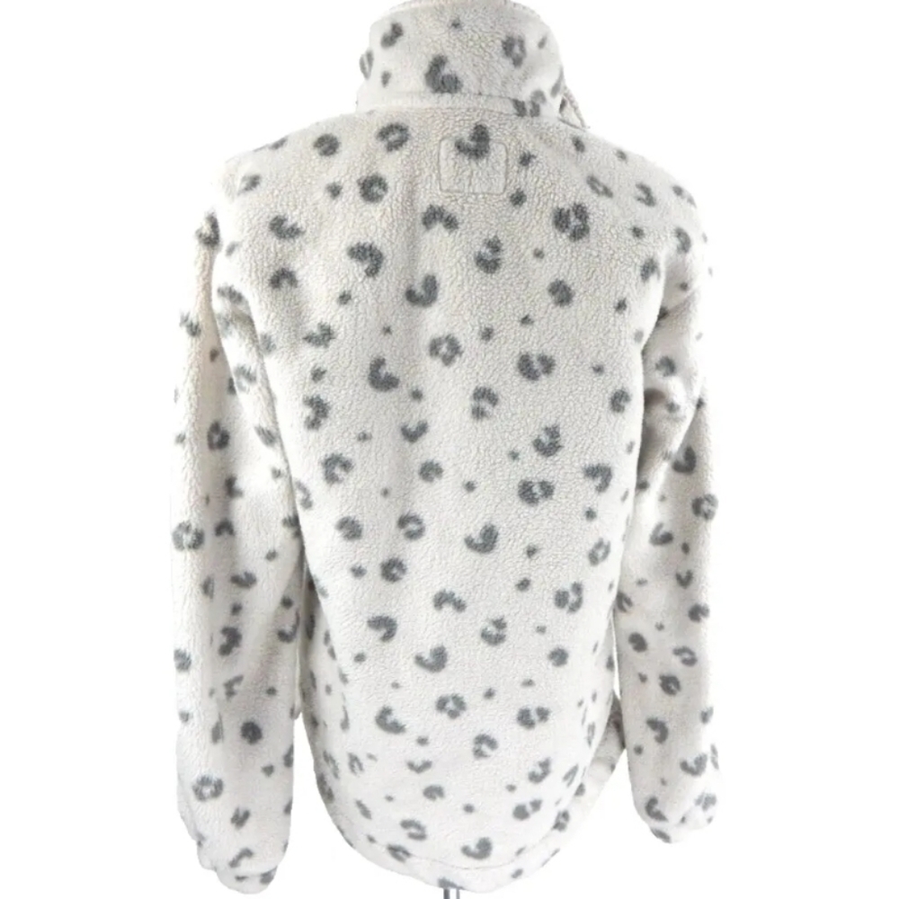Abercrombie and Fitch Leopard Soft A&F Half Zip F… - image 3
